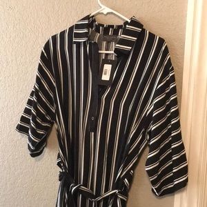 Pinstriped Dress